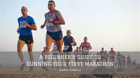 running your first marathon.